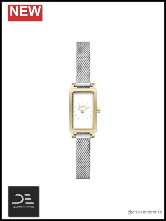 30mm Micro Rectangle Stainless Steel Quartz Wrist Watch main image 5